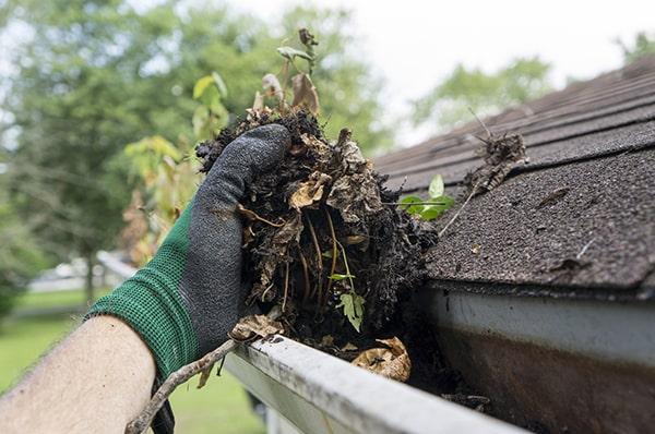 gutter cleaning usually takes a few hours, depending on the size of the property