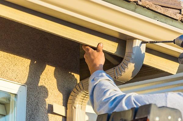 gutter installation projects typically take 1-3 days to complete, depending on the size of the property